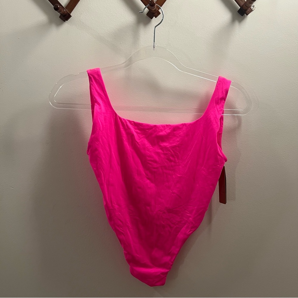 Bright Pink One-Piece Swimsuit